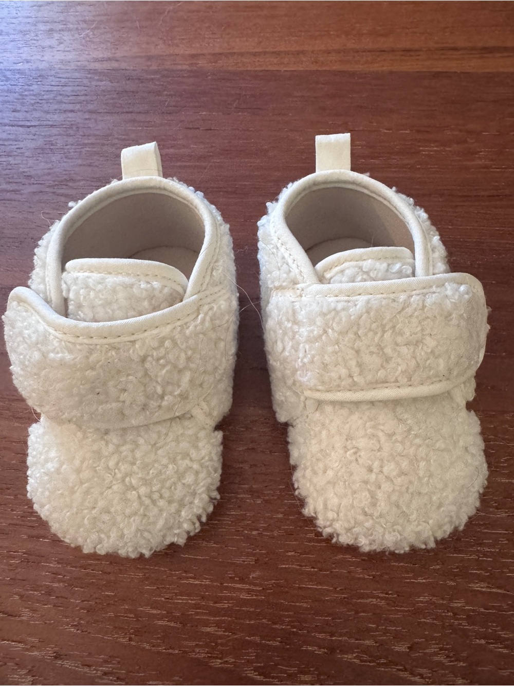 Lucky Brand Plush Sherpa Baby Shoes - Cream